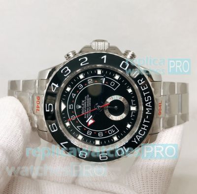 High Quality Rolex Yacht-Master II 44 Black Ceramic Stainless Steel Watch